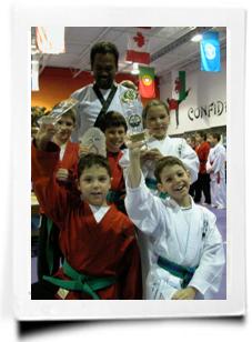 Kids at tournament
